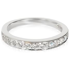 Tiffany & Co-TIFFANY & CO. Aliança de casamento Novo Diamond em platina 0.15 ctw-Outro