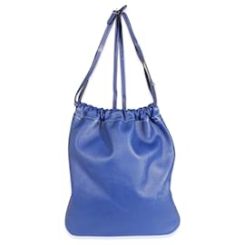 Hermès-Hermès Bleu Electrique Cheri Calfskin Bridado Backpack-Blue