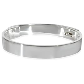 Hermès-Hermès Sterling Silver Collier de Chien Bangle Bracelet S-Other