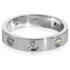 Cartier-Cartier Love Diamond Wedding Band in 18kt white gold 0.19 ctw-Other