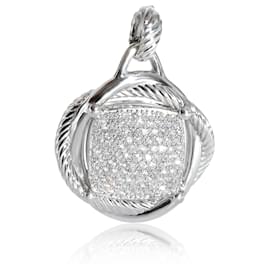 David Yurman-David Yurman Infinity Diamond Pendant in Sterling Silver 1.47 ctw-Other