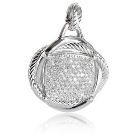 Pingente de diamante David Yurman Infinity em prata esterlina 1.47 ctw Outro