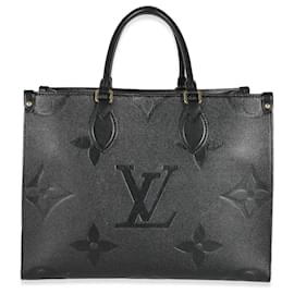 Louis Vuitton-Louis Vuitton Black Empreinte Onthego MM-Black