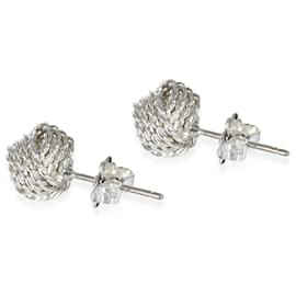 Tiffany & Co-TIFFANY & CO.Tiffany Twist Knot  Earrings in Sterling Silver-Other