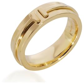 Tiffany & Co-TIFFANY & CO. T Wide Ring in 18K Gelbgold-Andere