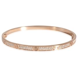 Cartier-Cartier amor pulsera, Modelo pequeño, Pavimentado (Oro rosa)-Otro