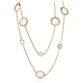 Bulgari-BVLGARI Bvlgari Bvlgari Mother Of Pearl Sautoir Necklace in 18k Rose Gold-Other