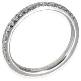 Tiffany & Co-TIFFANY & CO. Soleste Diamond Half Eternity Wedding Band in Platinum 0.17 ctw-Other