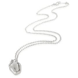 Tiffany & Co-TIFFANY & CO. Apfel-Charm-Anhänger aus Sterlingsilber an einer Kette-Andere