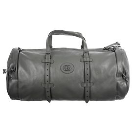 Große Gucci-Grauleder-Tasche mit farblich abgestimmtem Innenfutter aus GG Braun