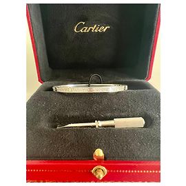Pulseira Cartier Love SM ouro branco 16 Prata