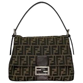 Fendi-Baguete Fendi Mamma-Caqui