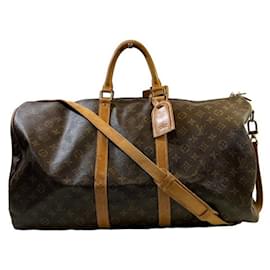 Louis Vuitton-Louis Vuitton Keepall Bandouliere 55-Marron