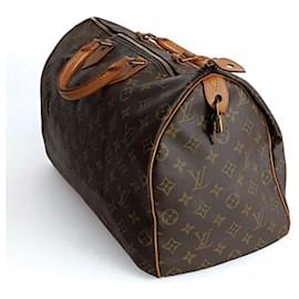 Louis Vuitton-Louis Vuitton Speedy 40 borsetta con monogramma-Marrone