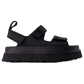 Crocs Women Flat Flip Flop Black Silver Ring Size 11 Slip On Shoes Sandals  - $21 - From Sahara