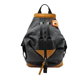 Loewe-ELN Canvas Convertible Backpack 301.50.U41-Black