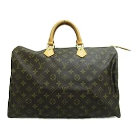 Louis Vuitton-Louis Vuitton Monogram Speedy 40 Canvas Handbag M41522 in Excellent condition-Brown