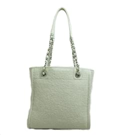 Chanel-Small Deauville Shopping Tote-White