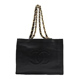 Chanel-Zeitlose CC-Kettentasche-Schwarz