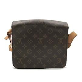 Louis Vuitton-Monogram Cartouchiere MM M51253-Brown