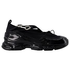 Sneakers Classic Criss Cross Tracker - Simone Rocha - Pvc - Nero Nero