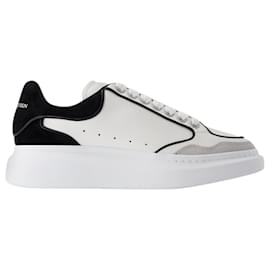 Alexander Mcqueen-Baskets Oversize - Alexander Mcqueen - Cuir - Blanc-Blanc