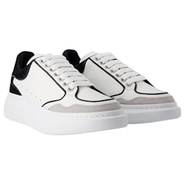 Alexander Mcqueen-Baskets Oversize - Alexander Mcqueen - Cuir - Blanc-Blanc