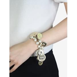 Chanel-Goldenes Rue Cambon-Charm-Armband-Golden
