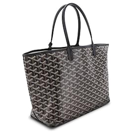 Goyard-Goyard Black Goyardine Saint Louis PM-Black