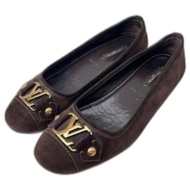 Louis Vuitton-Louis Vuitton flats moccasins-Brown