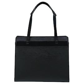 Louis Vuitton-LOUIS VUITTON Epi Croisette PM Tote Bag Black M52492 LV Auth bs11321-Black