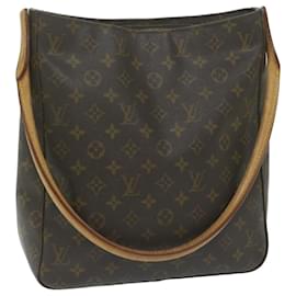 Louis Vuitton-Bolso de hombro GM con monograma y lazo de LOUIS VUITTON M51145 LV Auth 63957-Monograma