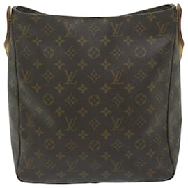Louis Vuitton-Bolsa de ombro M LOUIS VUITTON Monogram Looping GM51145 Autenticação de LV 63957-Monograma