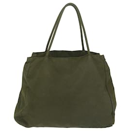 Prada-PRADA Tote Bag Nylon Kaki Auth 63975-Kaki