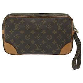 Louis Vuitton-LOUIS VUITTON Monogramm Marly Dragonne GM Clutch Bag M.51825 LV Auth 63706-Monogramm