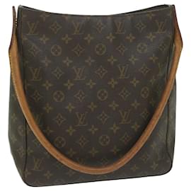Louis Vuitton-LOUIS VUITTON Monogram Looping GM Shoulder Bag M51145 LV Auth 63336-Monogram