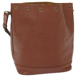 Louis Vuitton-LOUIS VUITTON Epi Noe Shoulder Bag Brown M44008 LV Auth bs11318-Brown