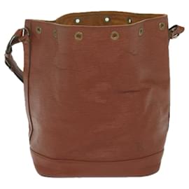 Louis Vuitton-LOUIS VUITTON Epi Noe Shoulder Bag Brown M44008 LV Auth bs11318-Brown