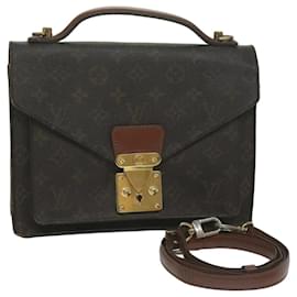 Louis Vuitton-Louis Vuitton Monogram Monceau 28 Hand Bag 2way M51185 LV Auth 63495-Monogram