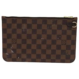 Louis Vuitton-LOUIS VUITTON Damier Ebene Neverfull MM Pouch Accessory Pouch LV Auth 63480-Other