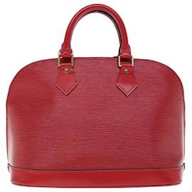 Louis Vuitton-LOUIS VUITTON Epi Alma Borsa a mano Castigliana Rossa M52147 LV Aut 60930-Altro