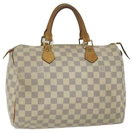 Louis Vuitton-Louis Vuitton Damier Azur Speedy 30 Hand Bag N41533 LV Auth 63199-Other