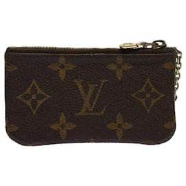 Louis Vuitton-LOUIS VUITTON Monogram Pochette Cles Coin Purse M62650 LV Auth hk997-Monogram