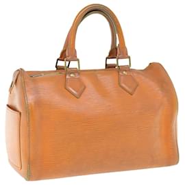 Louis Vuitton-Louis Vuitton Epi Speedy 25 Handtasche Orange Mandarin M5903H LV Auth 63504-Andere,Orange
