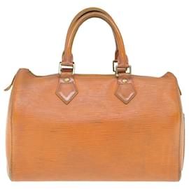 Louis Vuitton-Louis Vuitton Epi Speedy 25 Handtasche Orange Mandarin M5903H LV Auth 63504-Andere,Orange