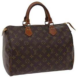 Louis Vuitton-Louis Vuitton Monogram Speedy 30 Hand Bag M41526 LV Auth 63120-Monogram