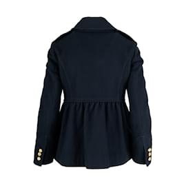 Moschino-Cappotto petto foderato Moschino Cheap and Chic-Blu,Blu navy