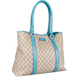 Gucci-Gucci GG Monogram Joy Abbey Shopper Bag-Blue
