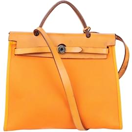 Hermès-Hermes Classic Orange Herbag 31 handbag-Orange