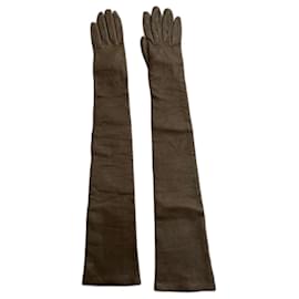 Lederhandschuhe Bally Grau